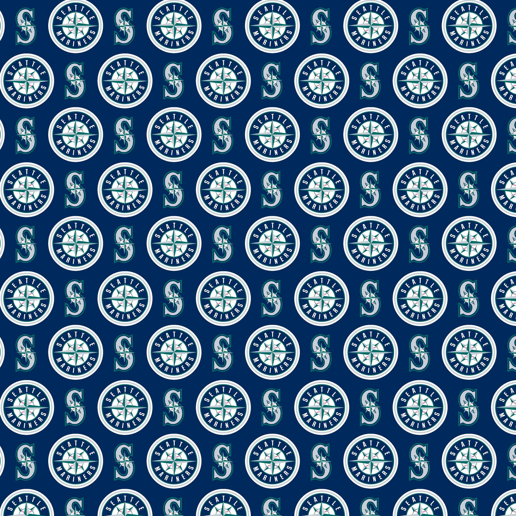 MLB Seattle Mariners Cotton Fabric